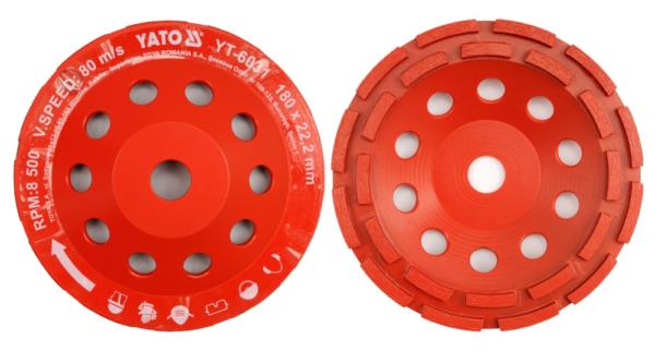 Disco copa diamantada doble fila 7" 