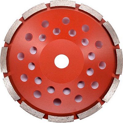 Disco copa diamantada una fila 7"  