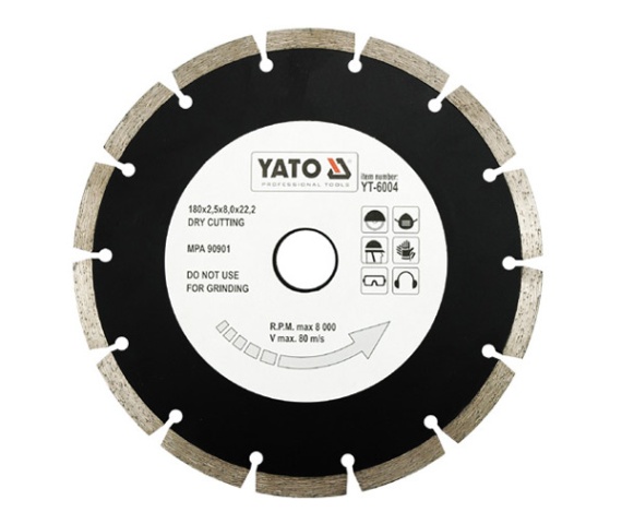 Disco diamante segmentado 7" 