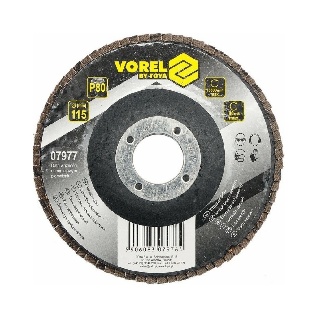 Disco flap 4 1/2 grano 100  