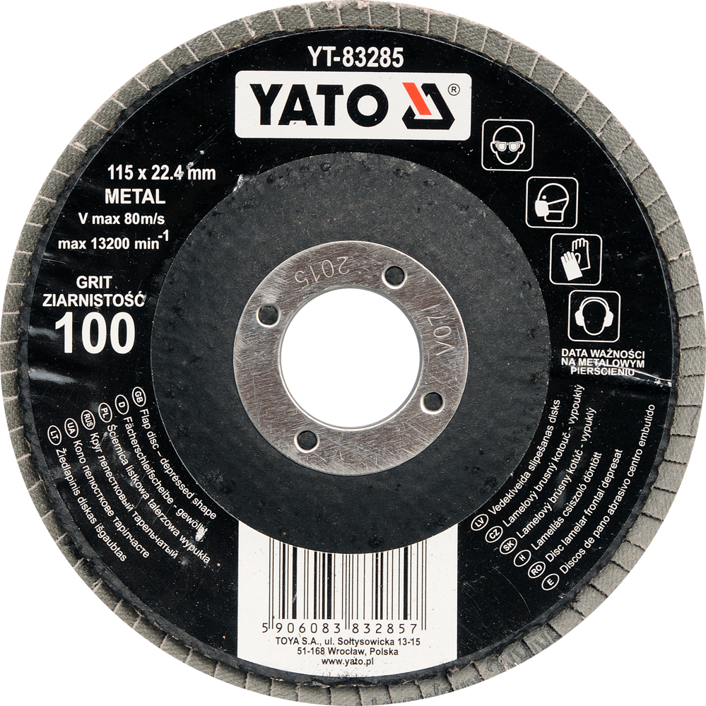 Disco flap 4 1/2 grano 80  