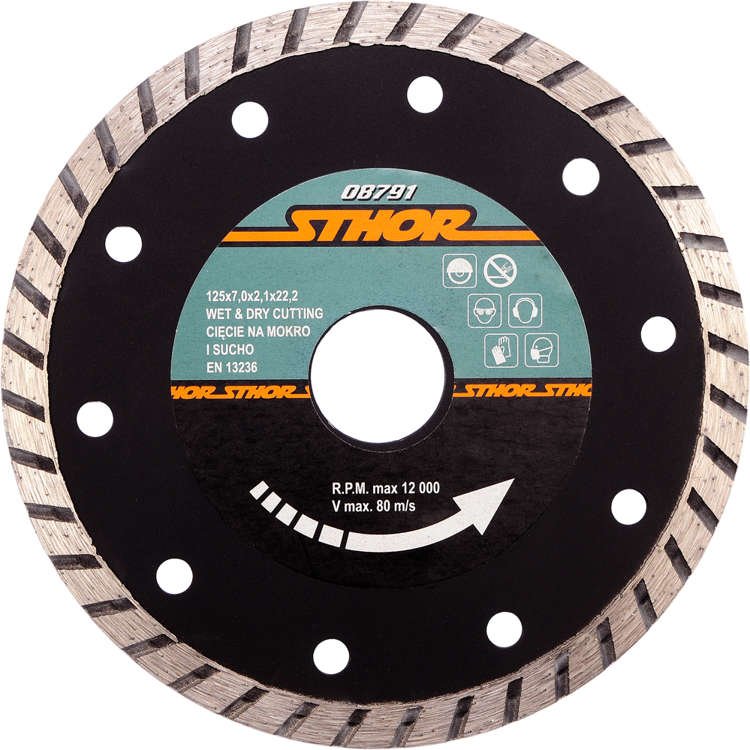 Disco para concreto turbo 5" 
