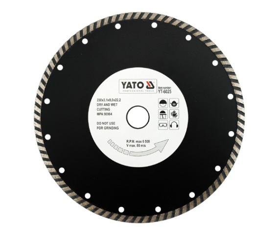Disco para concreto turbo de 9" 
