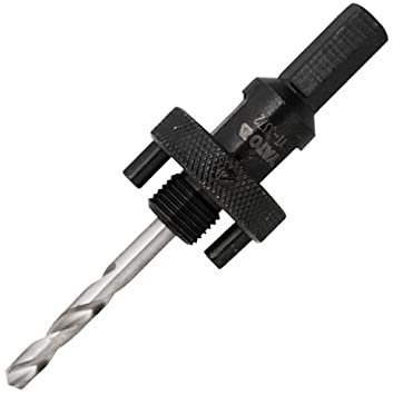 Eje para broca centro hex/ 7/16 eje con base