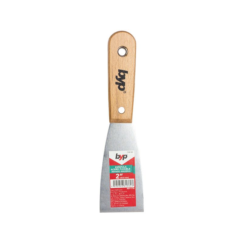 Espatula de madera flexible 2"
