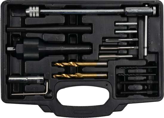 Extractor de bujias rotas 16 pzs  