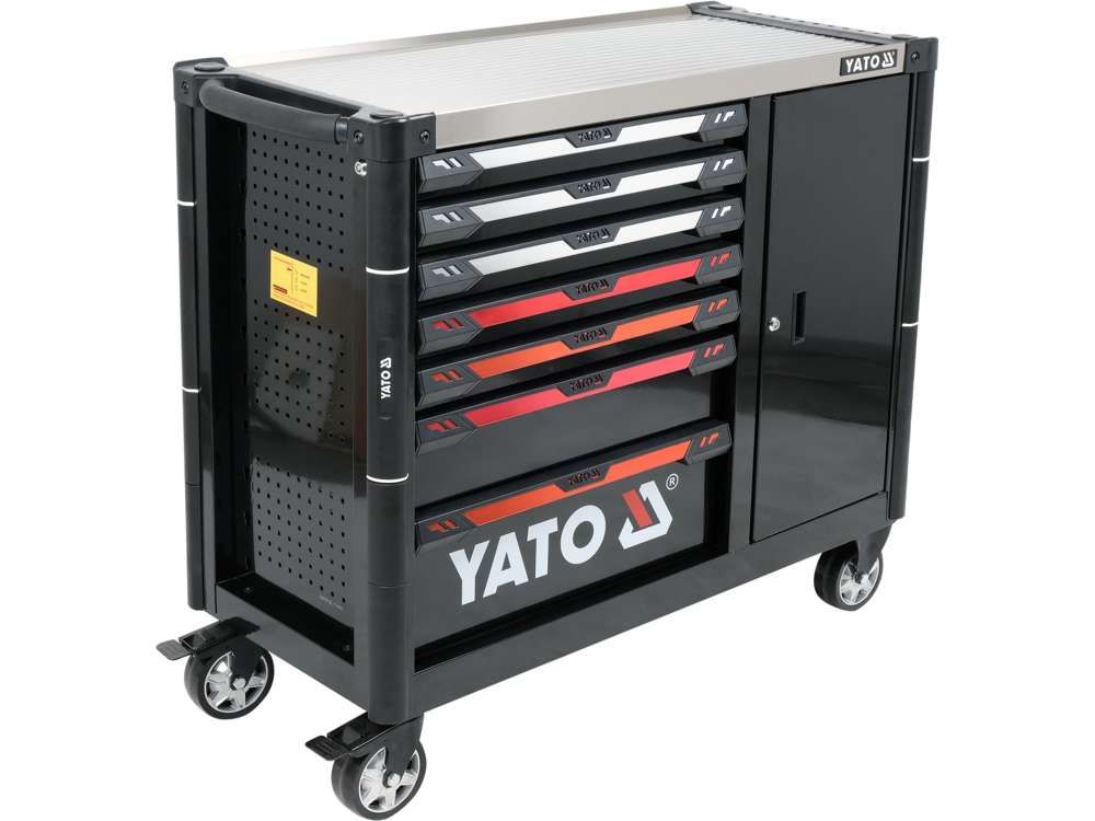 Gabinete para taller y banco de trabajo 7 gavetas