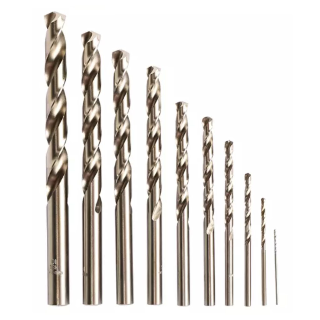 Brocas para metal hss 10pc 