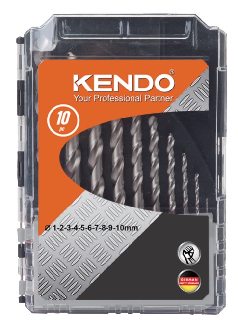 Brocas para metal hss 10pc 