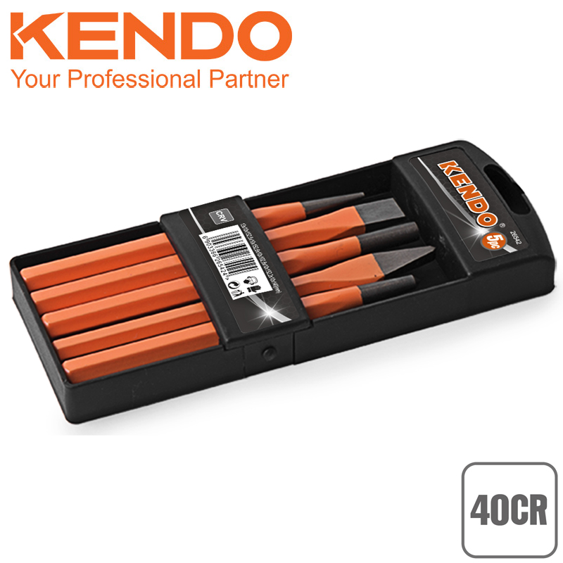 Juego de cinceles y puntas 5 pzs  