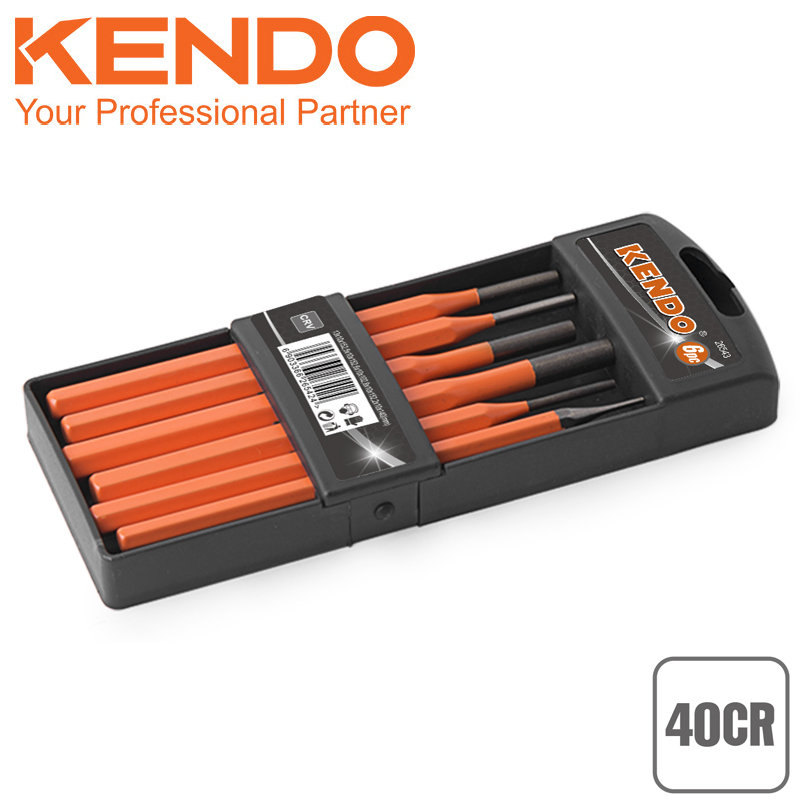 Juego de punzon botador 6 pzs 