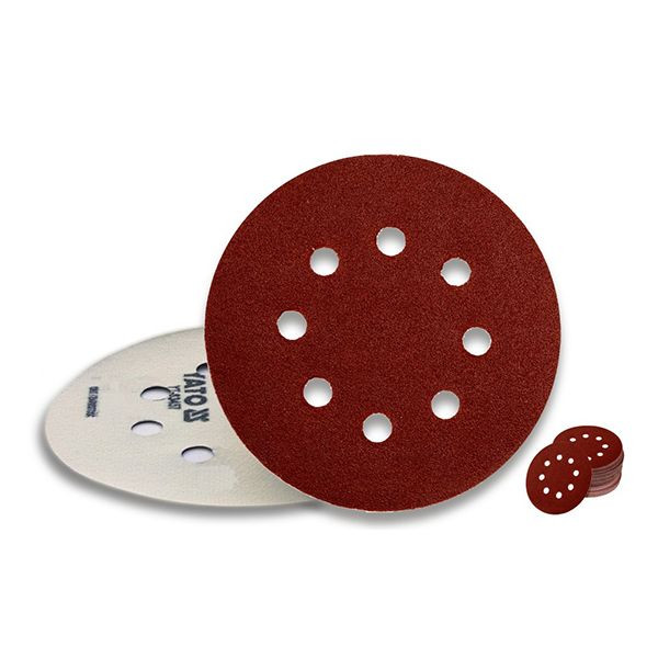 Lija redonda 8 agujeros 80 5pcs 