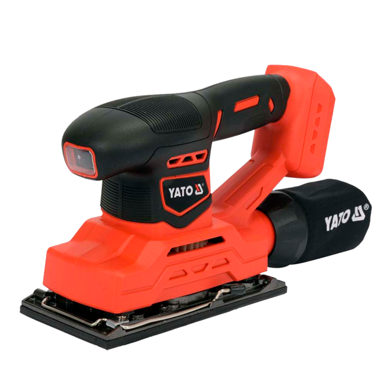 Lijadora orbital de base rectangular inalambrica 90x187 2ah c/cargador