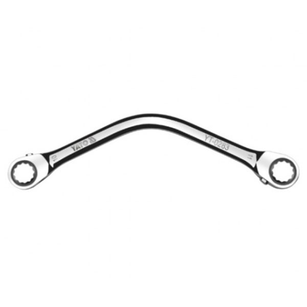 Llave doble corona curva ratch 10x11  