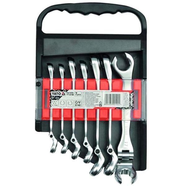 Llave para tuberia flexible set 7pzs de 8-17mm 