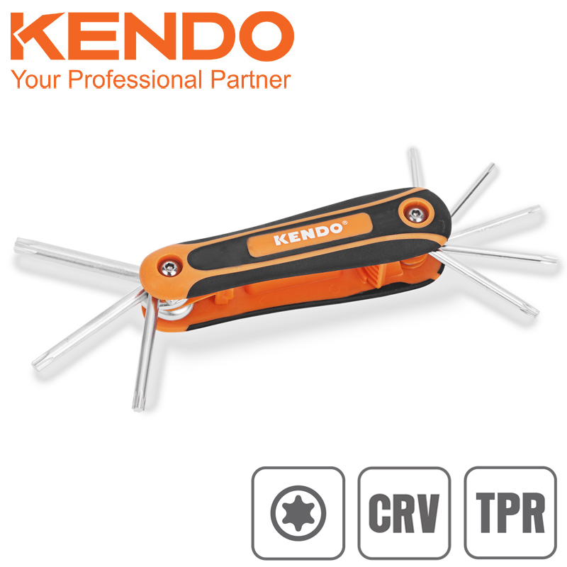 Llaves allen torx tipo navaja 8 pzs  