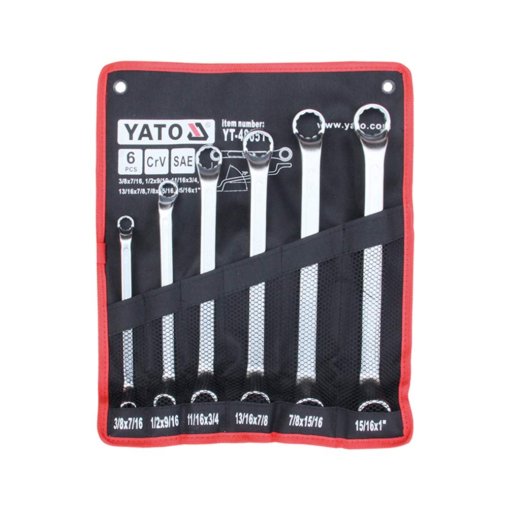 Llaves doble corona 6pzs 3/8-1" 
