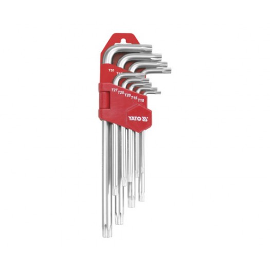 Llaves torx larga t10-t50 9 pzs 