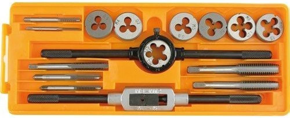 Machuelos y tarrajas juego 16 pcs  