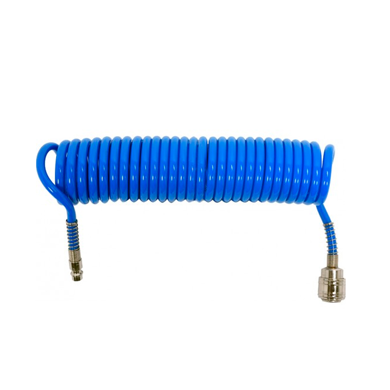 Manguera de aire para compresor 5mts azul