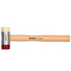 Mazo cabeza de pu y nylon cabo de madera 28mm 