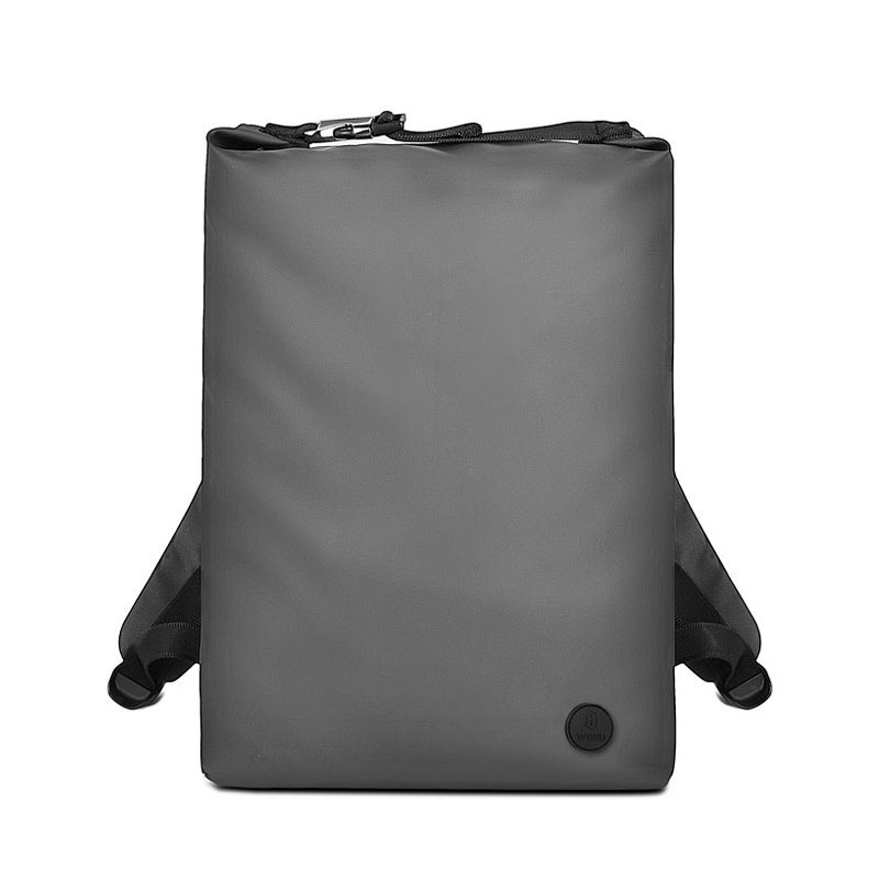 Mochila para laptop gris ligera