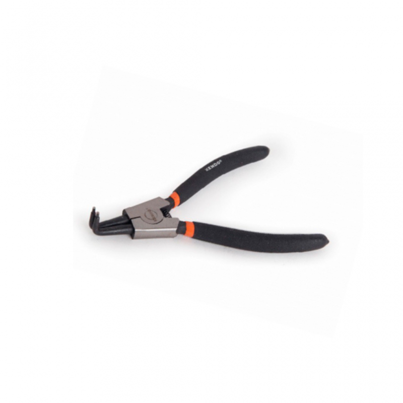 Pinza curva abrir externa 7"  