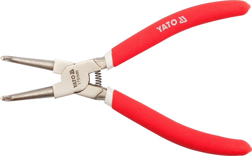 Pinza saca seguro curva cerrar 9" 