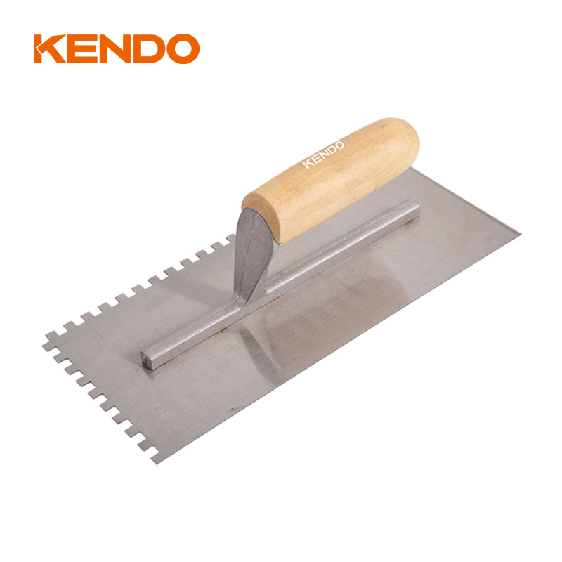 Plancha dentada de 11"mango madera  