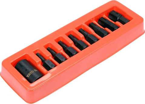 Punta de impacto torx raiz 1/2 9 pzs 