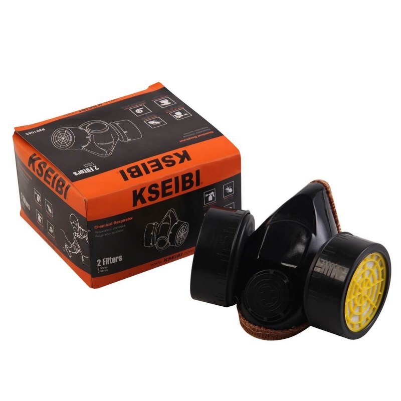 Respirador químico filtro doble kseibi 
