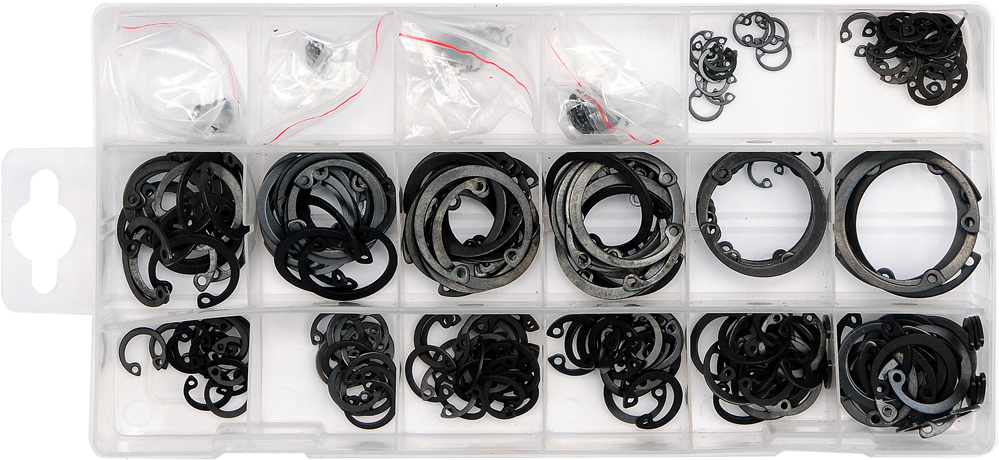 Seguro interno circlip 300 pzs set mix  