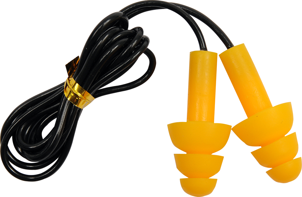 Tapon auditivo reutilizable triple bandera caja 50u 