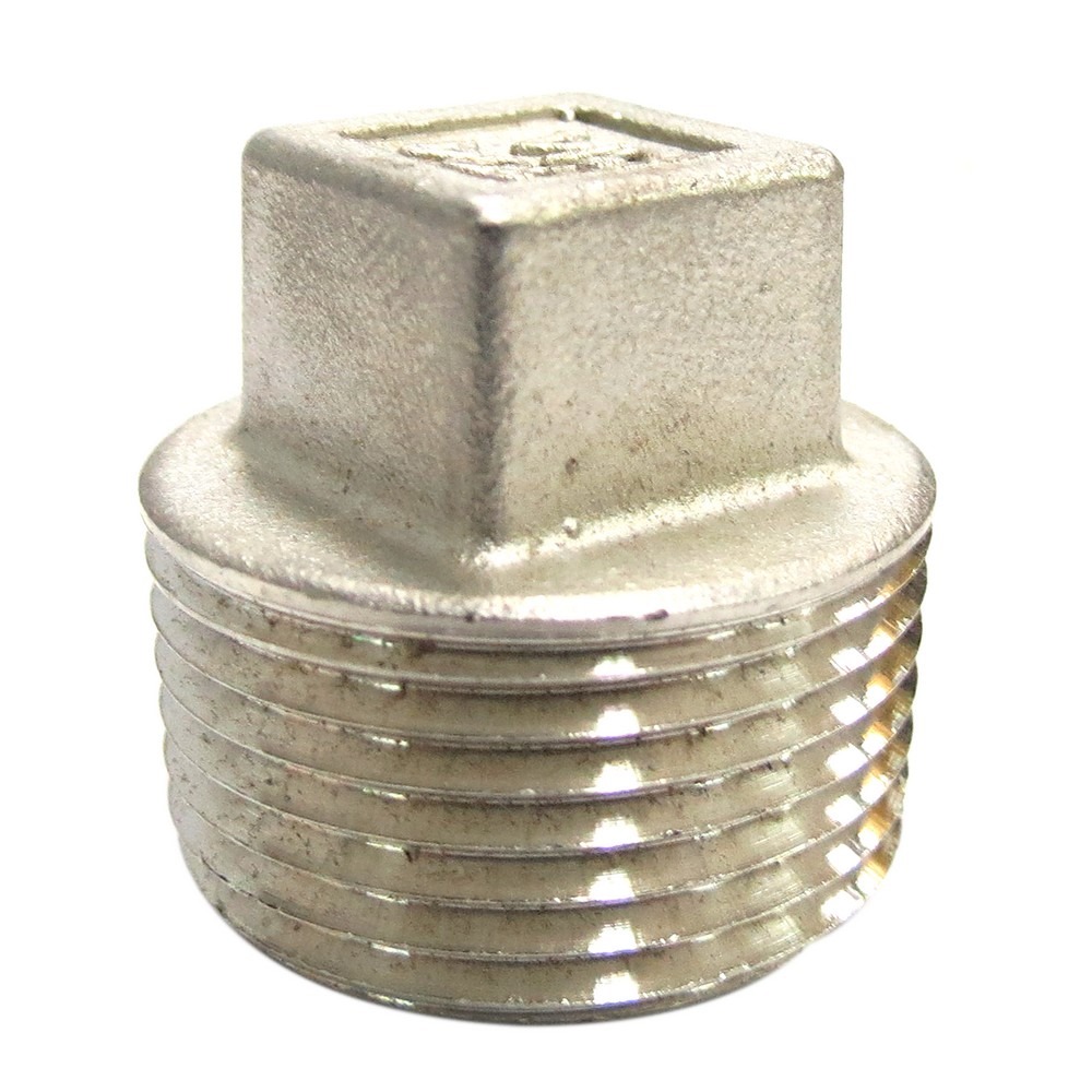 Tapon Macho Acero inox 3/4; marca: s/m
