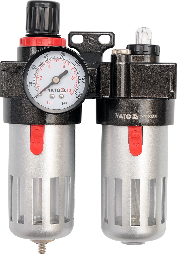 Trampa de agua filtro y lubricador para compresor 1/4 