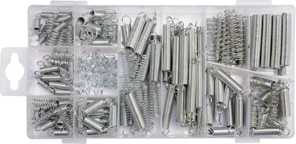 Seguro spring caja 200pzs set mix 
