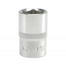 Copa hexagonal corta 18mm 1/2" 6pt 