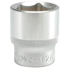 Copa hexagonal corta 27mm 1/2" 6pt 