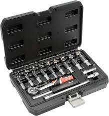Jgo de ratchet y copas 1/4 23pzs 