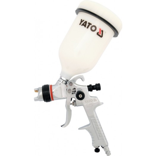 Pistola de gravedad deposito plastico 0.6 l boquilla 1.5 mm 