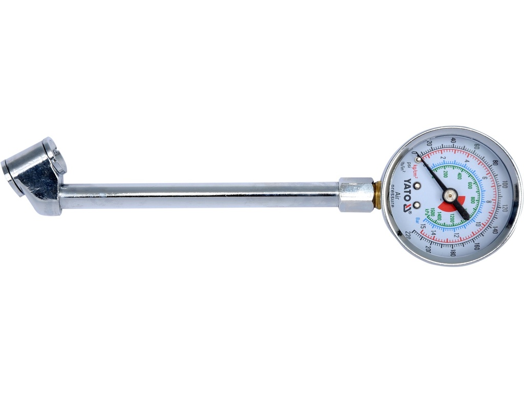 Calibrador de aire llantas 0 - 220 psi 