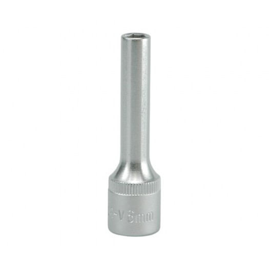 Copa larga hexagonal6mm 3/8" 6 pt crv