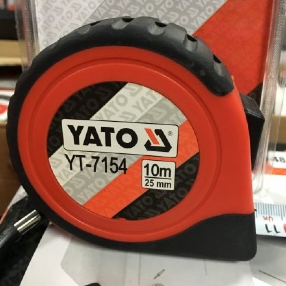 Flexometro 10m x 25mm nylon 