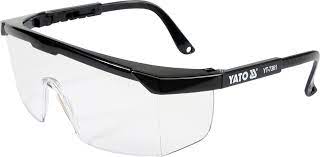 Lentes de seguridad transp ajustable rect. 