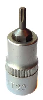 Copa t-20 x 2 raiz 1/2 " de punta torx 