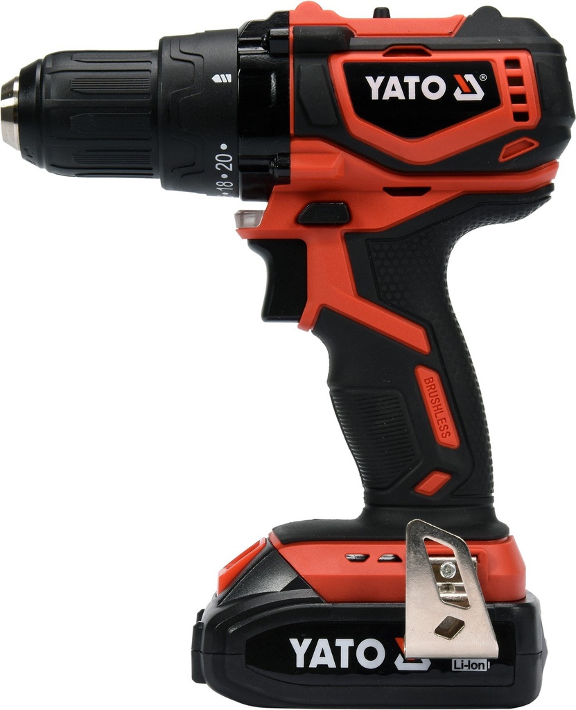 Barreno/atornillador de 18v. 1/2 li-ion sin carbones inalambrico 