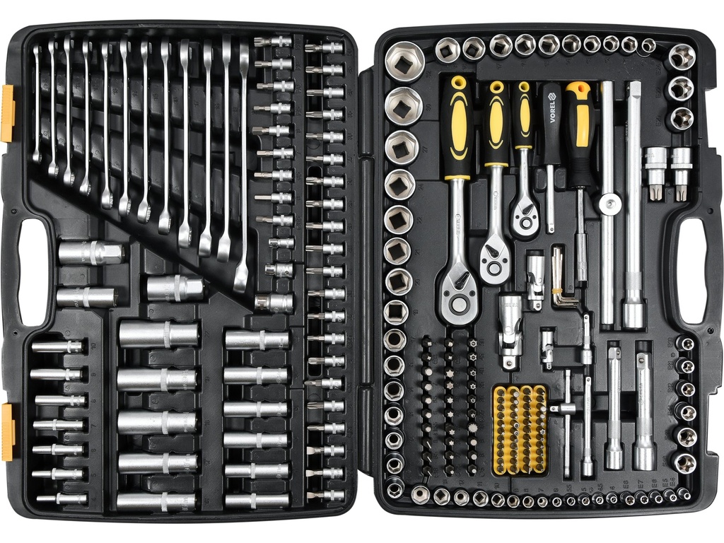 Juego de ratchet y copas 1/2 216 pcs 