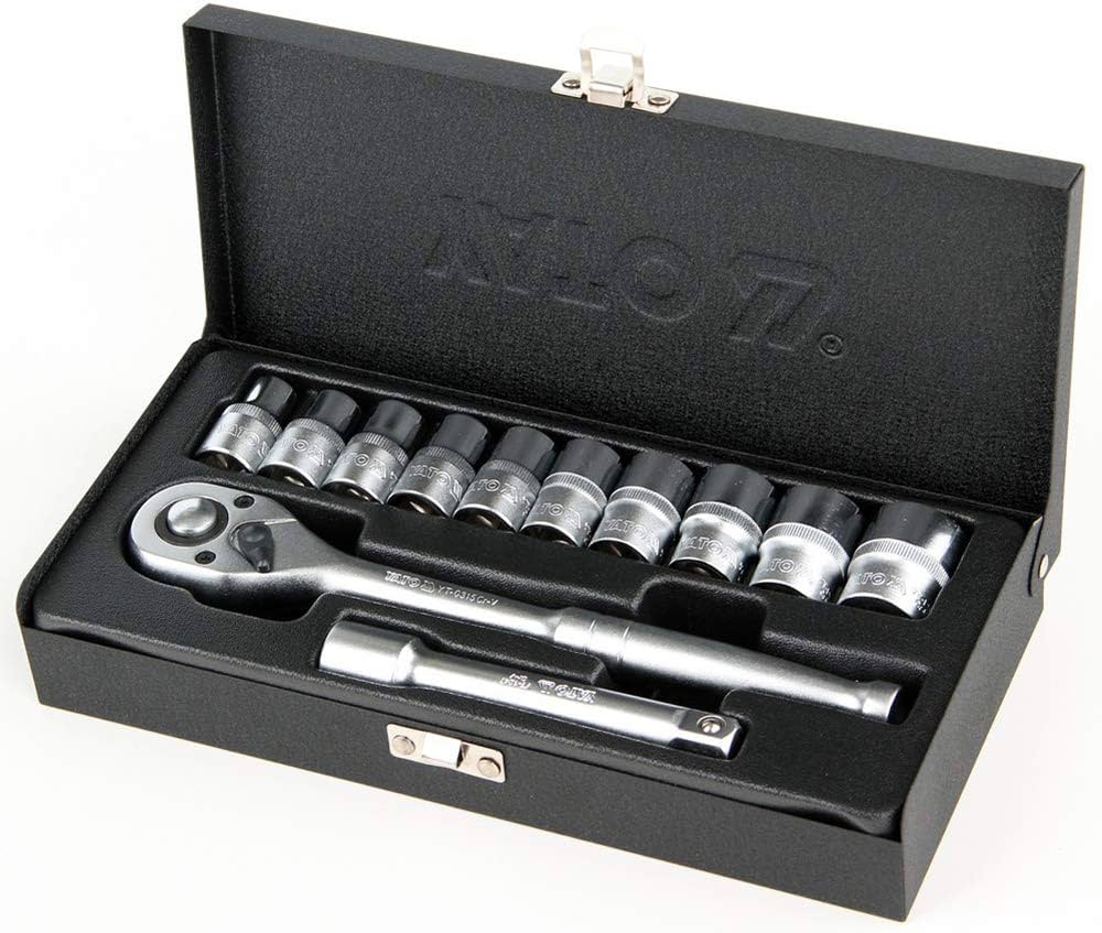 Rachet y copas 1/2 12 pzs 