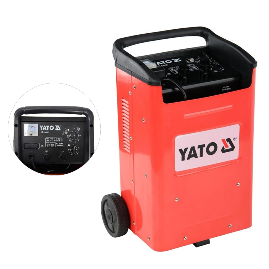 Cargador de baterias y starter 12v - 38a 
