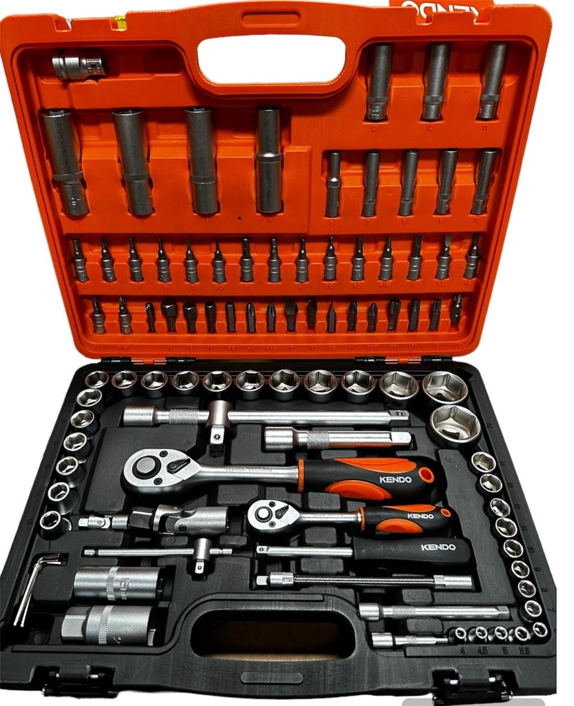 Ratchet y copas 1/2 1/4 94 pcs